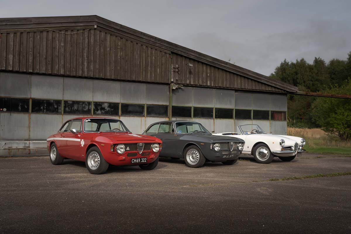 Alfa Romeo Giulietta Spider & Bertone. Fotograf: Frederik Kjær Bruun