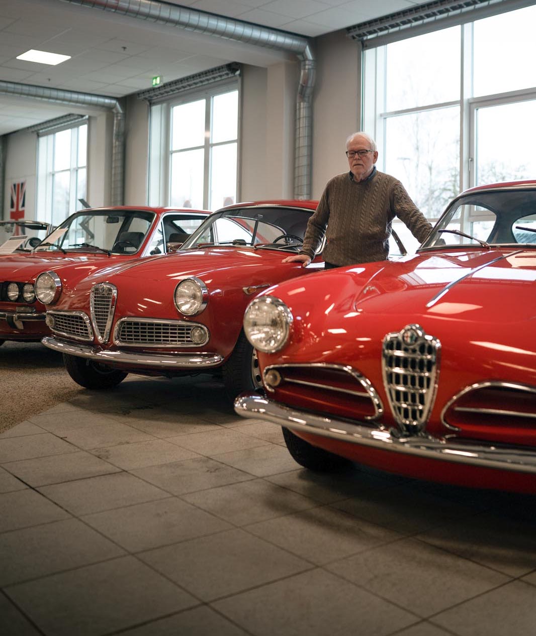 Bjørn Stegger ved Alfa Romeo på Sommers Automobile Museum - Italianista