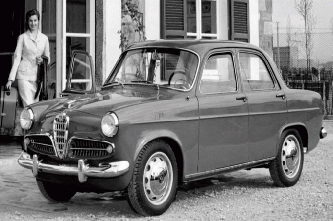 Alfa Romeo Giulietta designed in 1954