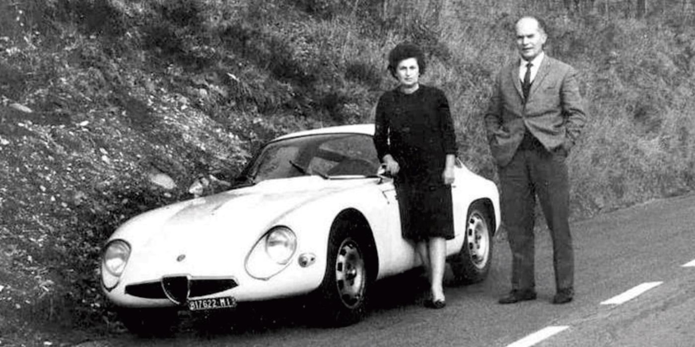 Alfa Romeo Giuseppe Busso and wife